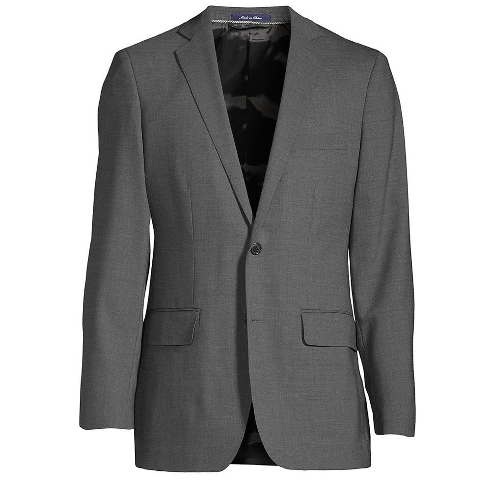 NWT Lands End Mens Men's Traditional Comfort-First Year'rounder Wool 46R Regular